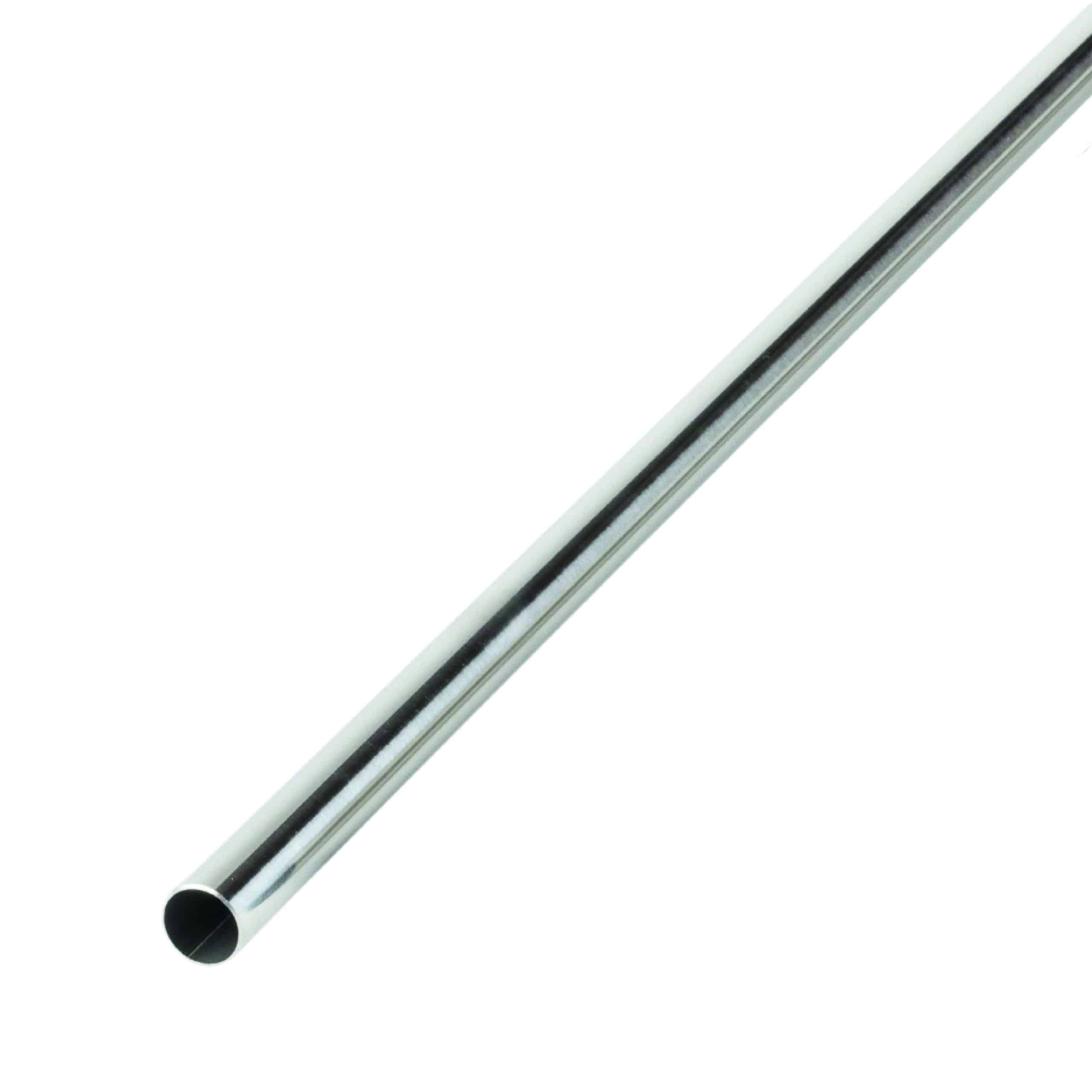 SET TUBO CROMADO ANGULAR LISO C/CODO + - Imagen 3
